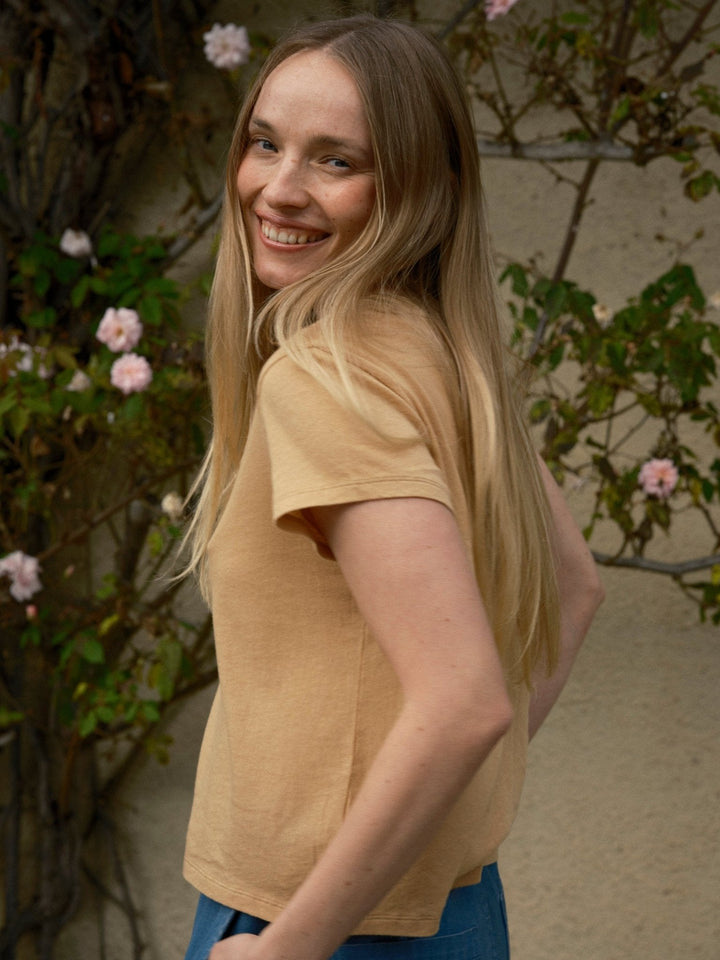 Mollusk Featherweight Hemp Tee Sand