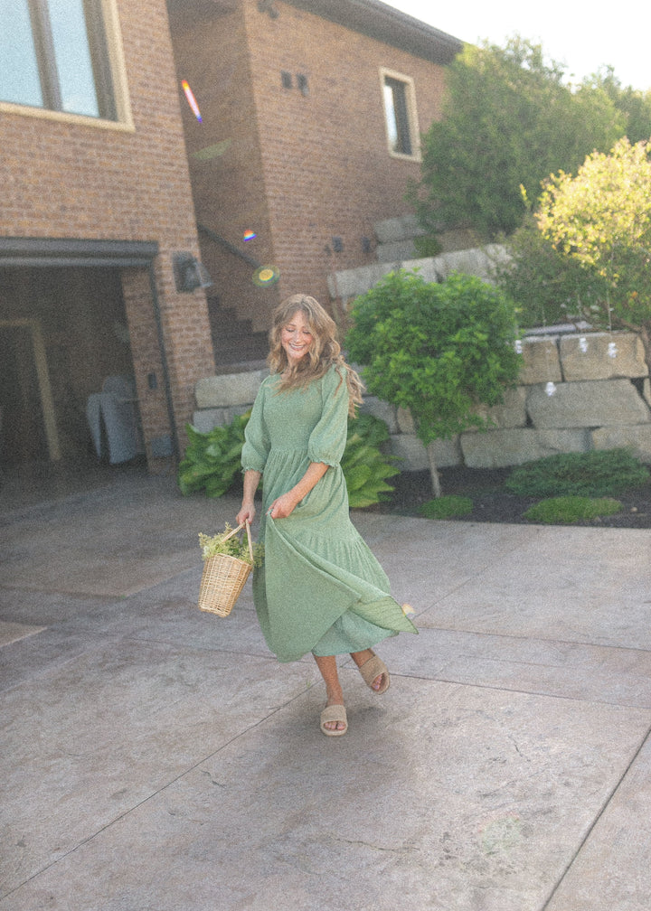 Flora Smocked Midi Dress