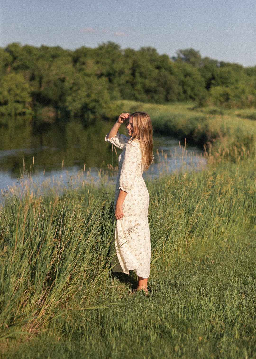 Flora Smocked Midi Dress