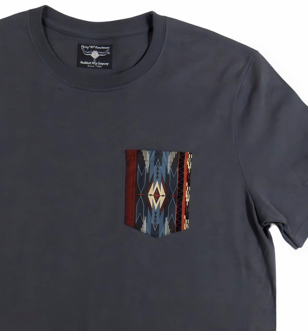 Southwest Print - Pocket T-shirt - Made in USA