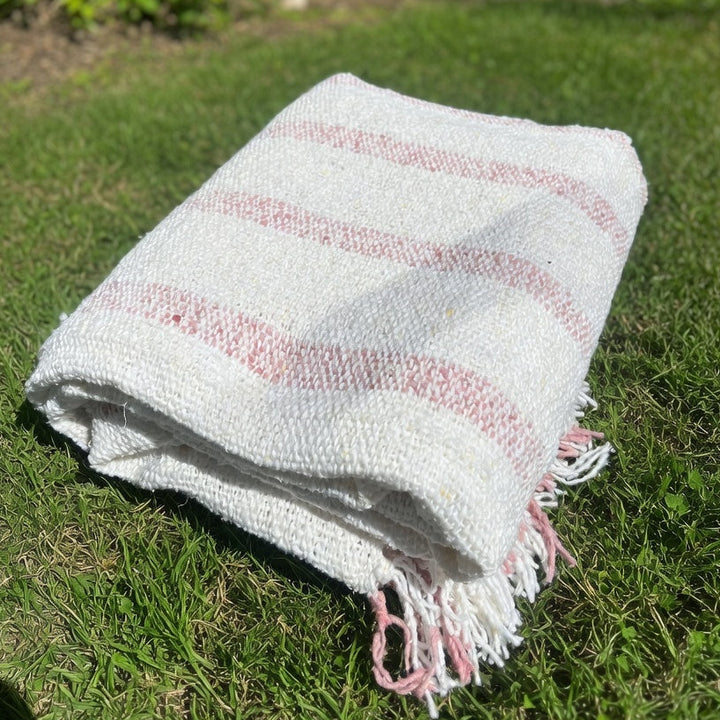 La Playa Mexican Blanket - Pink