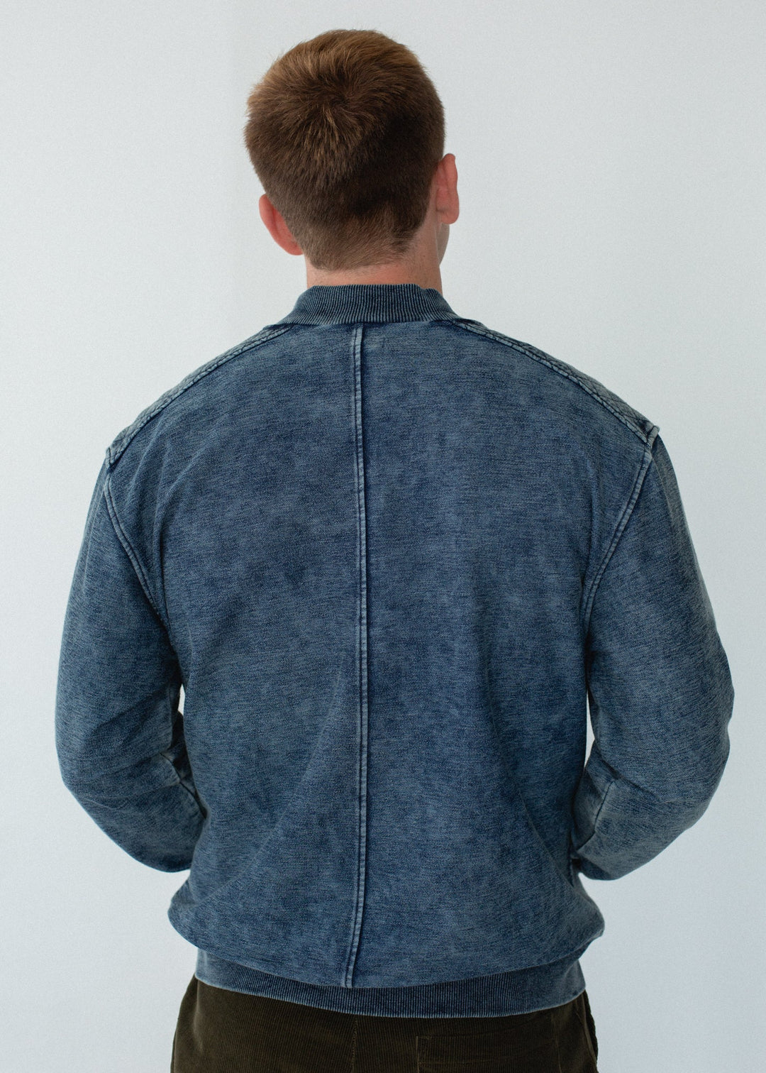 Indigo Bomber Jacket