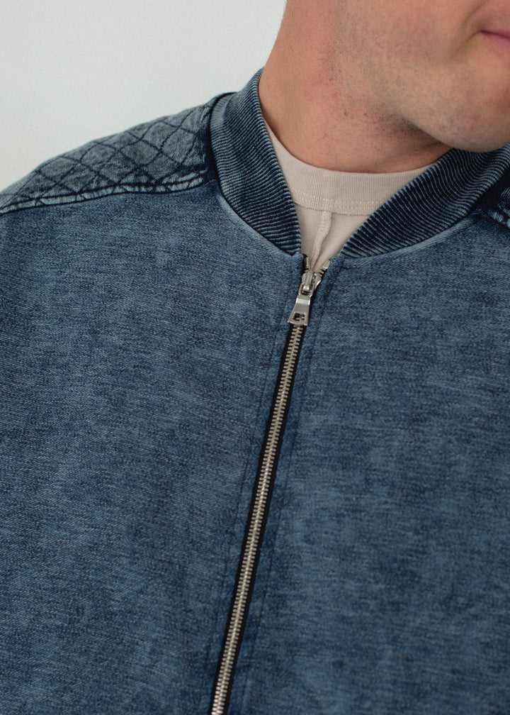Indigo Bomber Jacket