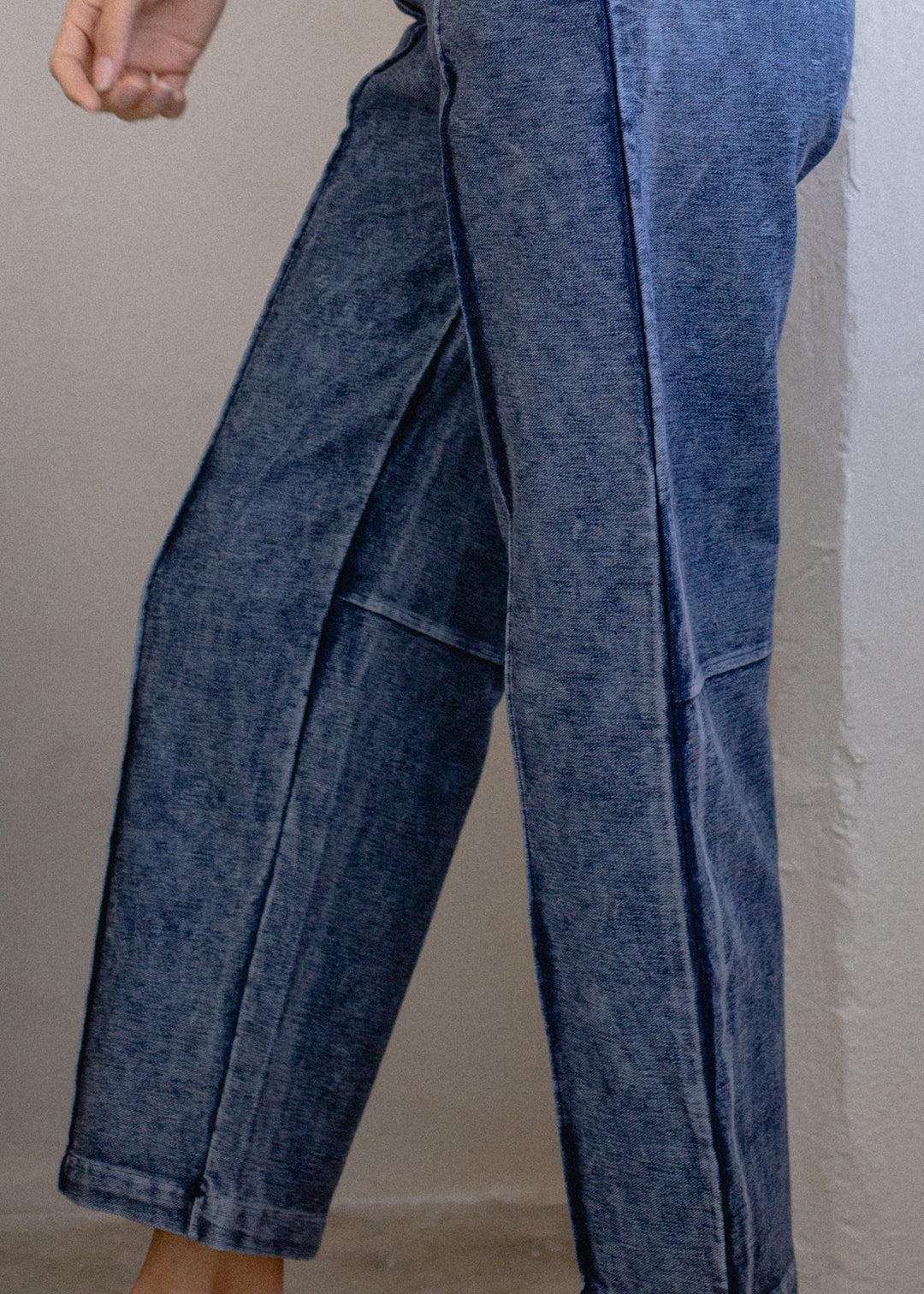 Indigo Pintuck Pant