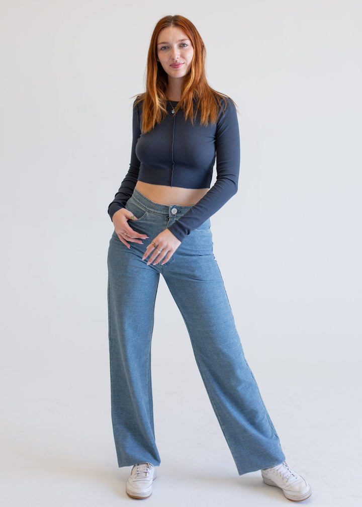 Indigo Wide Leg Pant