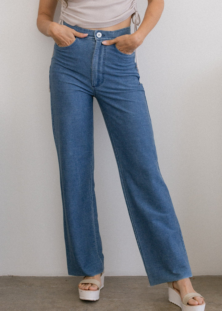 Indigo Wide Leg Pant