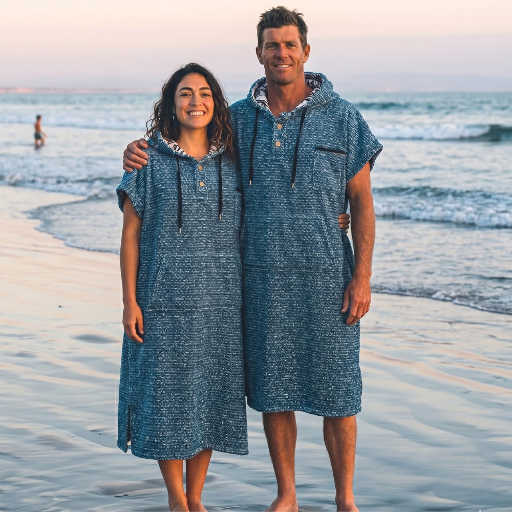 Indigo Surf Poncho | Blanket Hoodie | Thick Hooded Towel | Camp Indigo Surf Poncho | Blanket Hoodie | Thick Hooded Towel | Camp