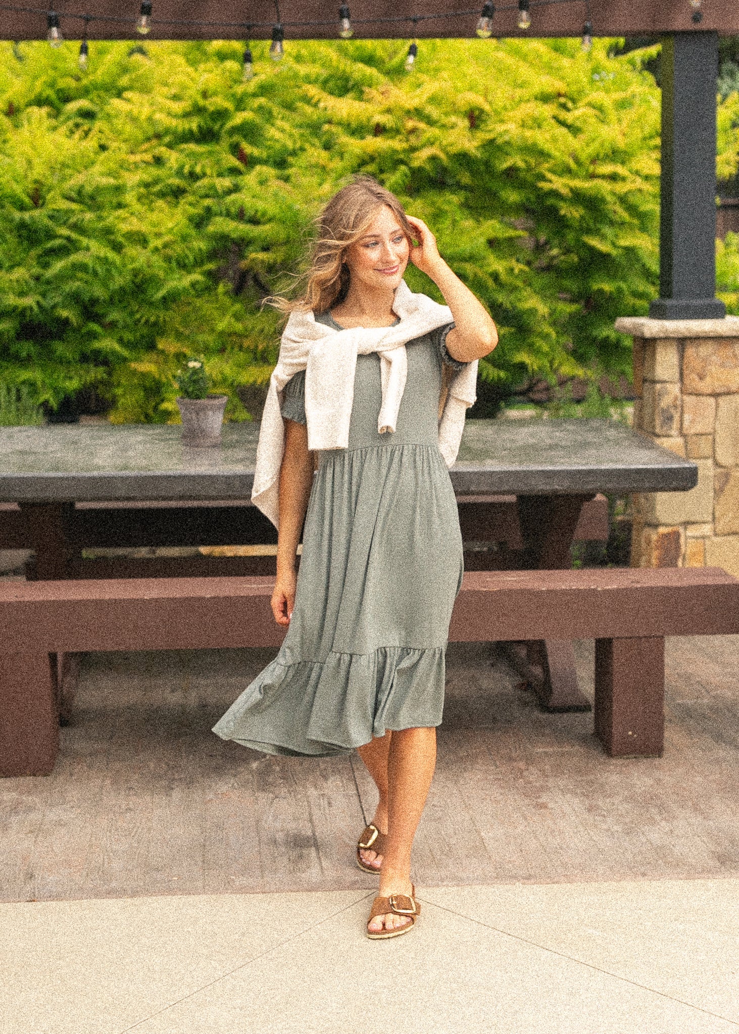 Jess Short Sleeve Midi Dress – West Path