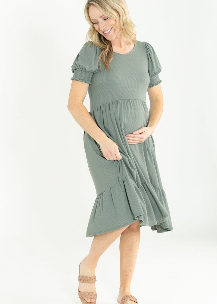 Jess Short Sleeve Midi Dress