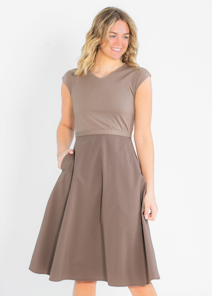 Kate Cap Sleeve Midi Dress