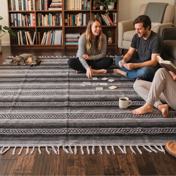 GIANT Falsa Blanket - 8.5' x 5' Authentic Mexican Blankets