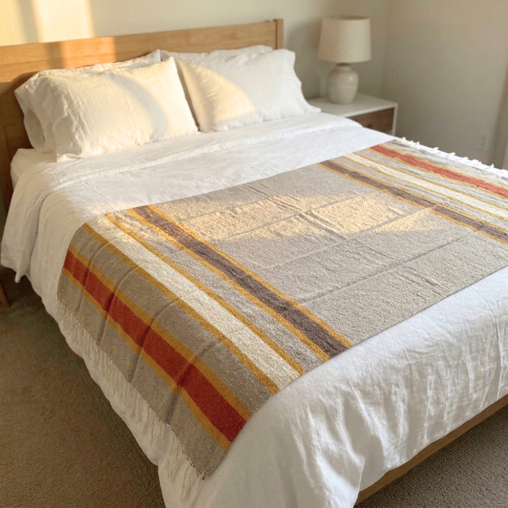Wool Mexican Blanket | Sonora Stripe