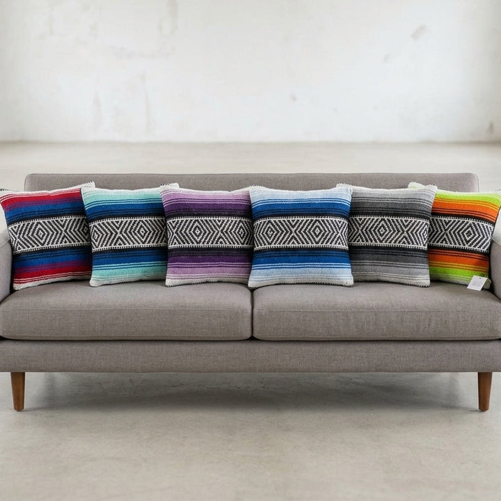 Authentic Mexican Throw Pillows | Falsa Pillow Cover | Serape