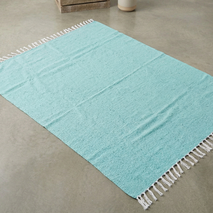 Solid Mint Mexican Blanket