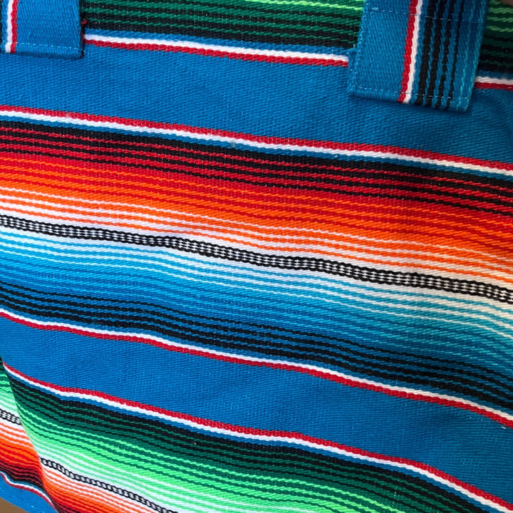 Fiesta Blue Baja Shoulder Tote Bag