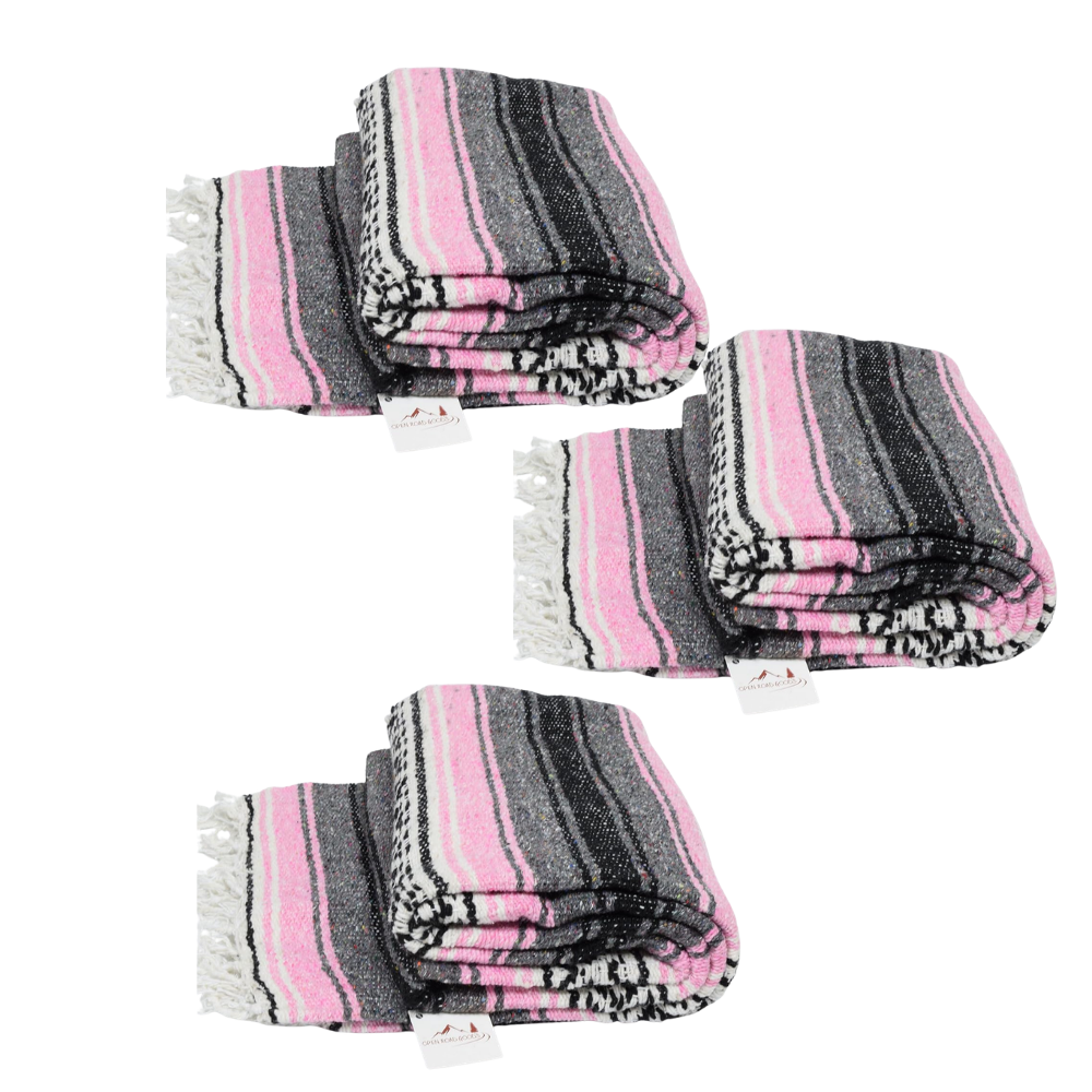 Light Pink Mexican Falsa Blanket