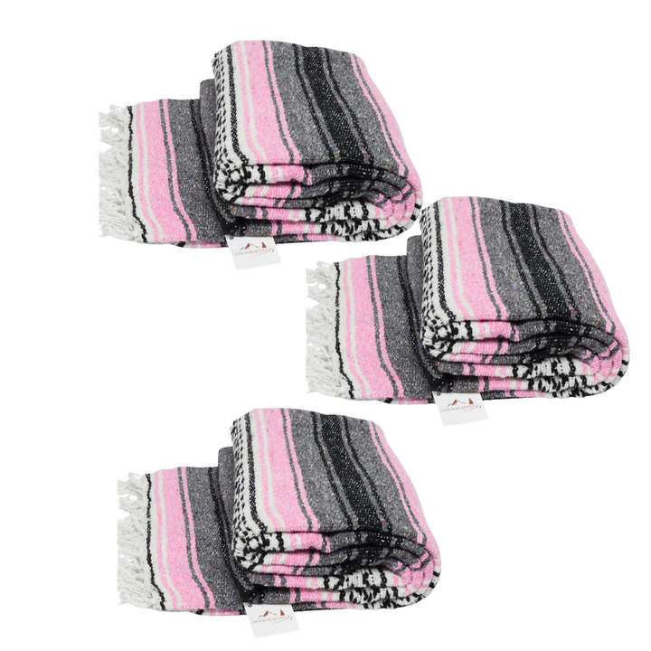 Light Pink Mexican Falsa Blanket
