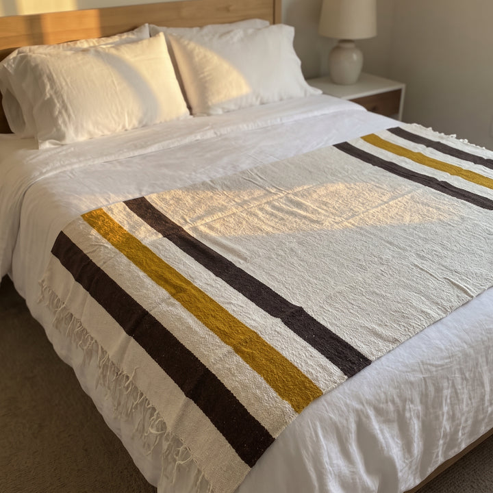 Wool Mexican Blanket | Creama Stripe