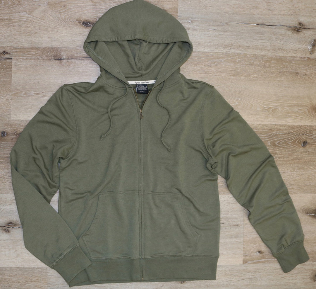 Men's Eco-Smart Full-Zip Bamboo Viscose Hoodie