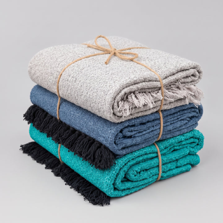 Holiday Gift Set | 3x Mexican Blankets Mixed Colors