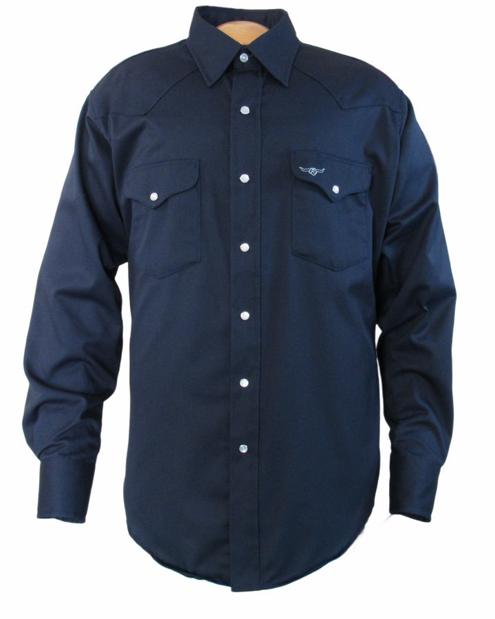 Prairie Twill Work Shirt - Navy Twill - Long Sleeve