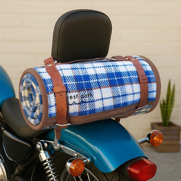 Blanket Carrier & Yoga Mat Strap- Real Leather