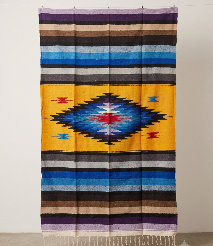 Fiesta Sol Aztec Diamond Blanket