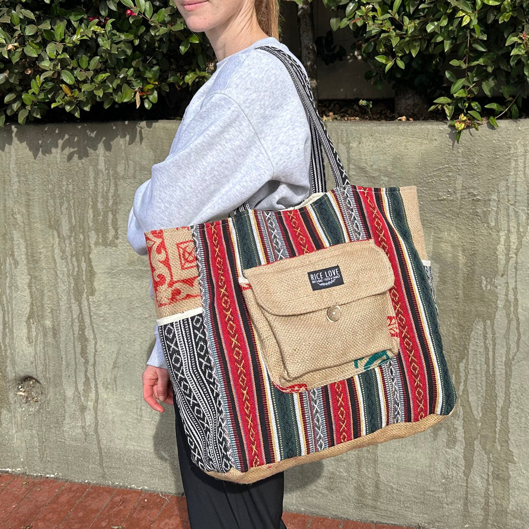 Recycled Travel Tote Delhi