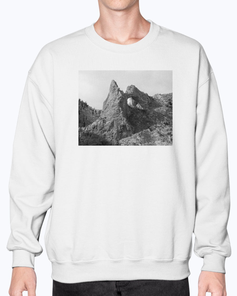 reat Basin Arch, National Park, Nevada, Moss Apparel, Unisex Crewneck Sweatshirt