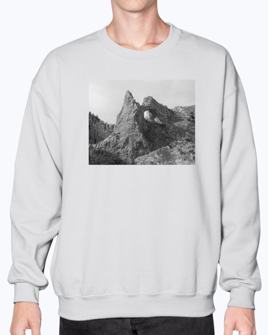 reat Basin Arch, National Park, Nevada, Moss Apparel, Unisex Crewneck Sweatshirt