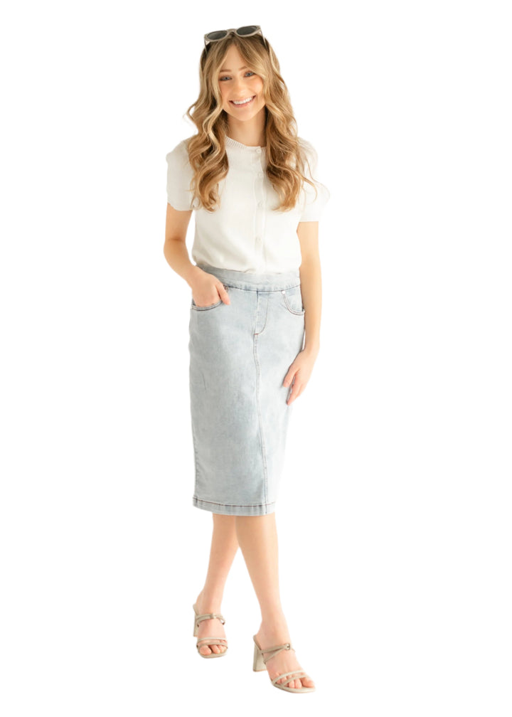 Sandra Midi Denim Skirt