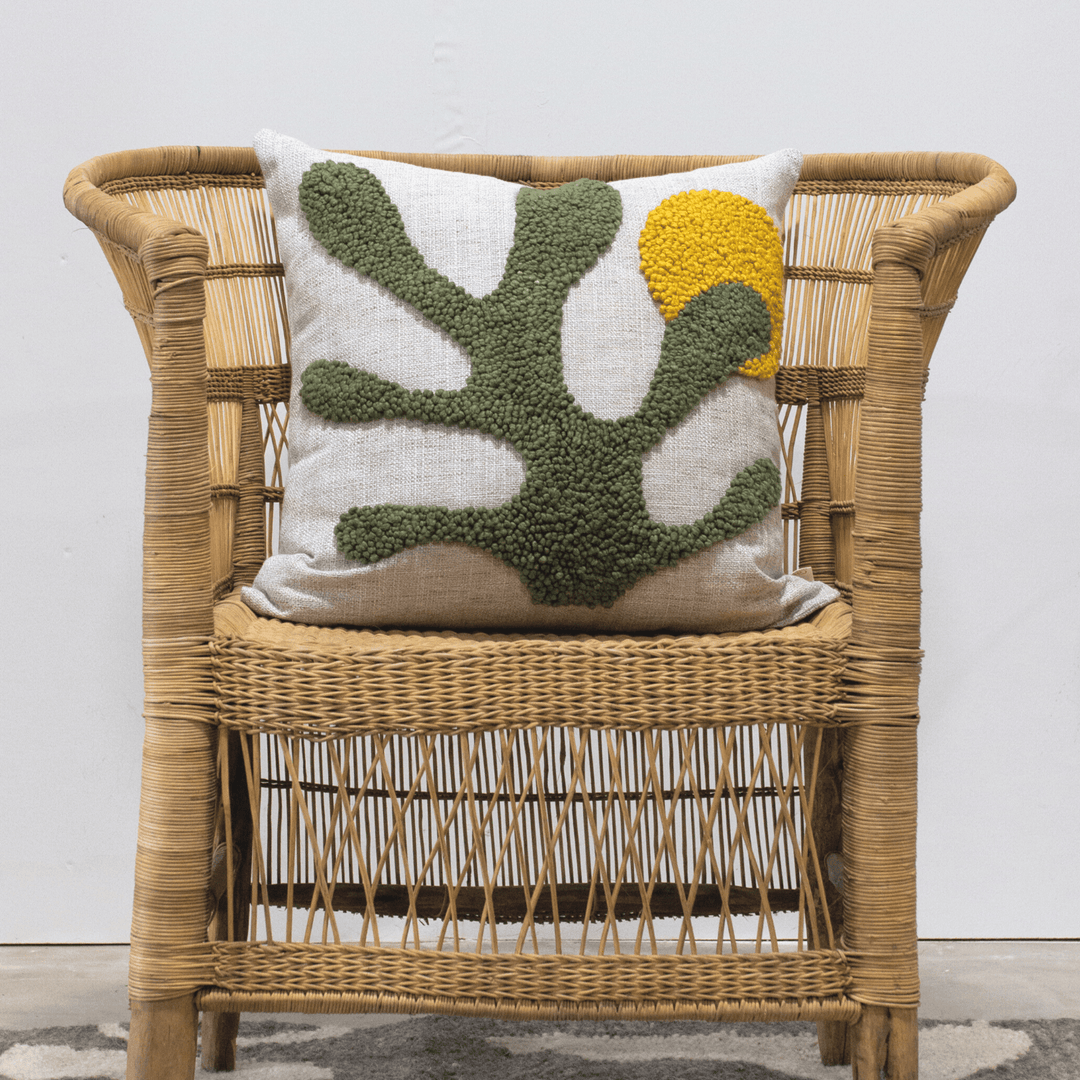 Sea Kelp Throw Pillow