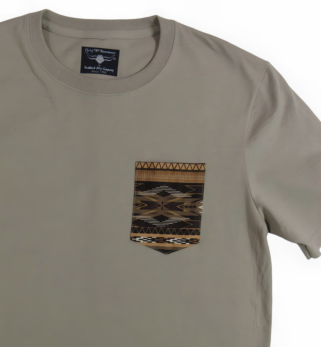 Southwest Print - Pocket T-shirt - Made in USA