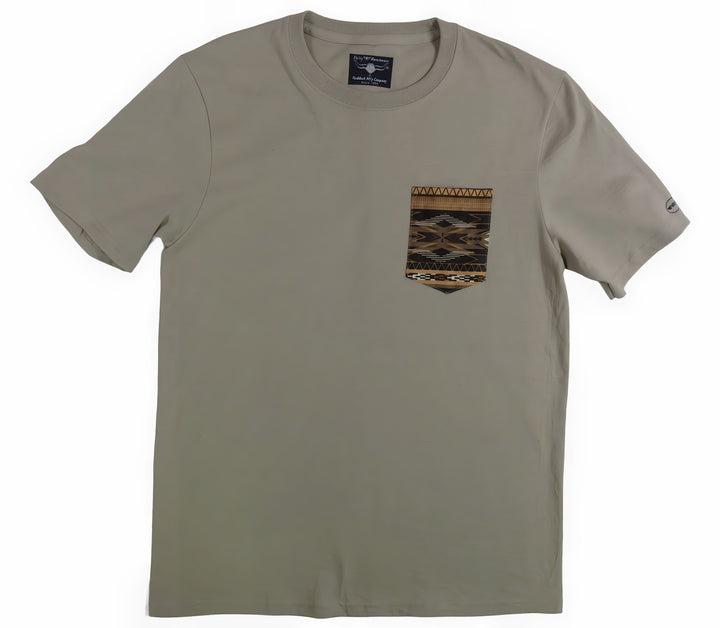 Southwest Print - Pocket T-shirt - Made in USA