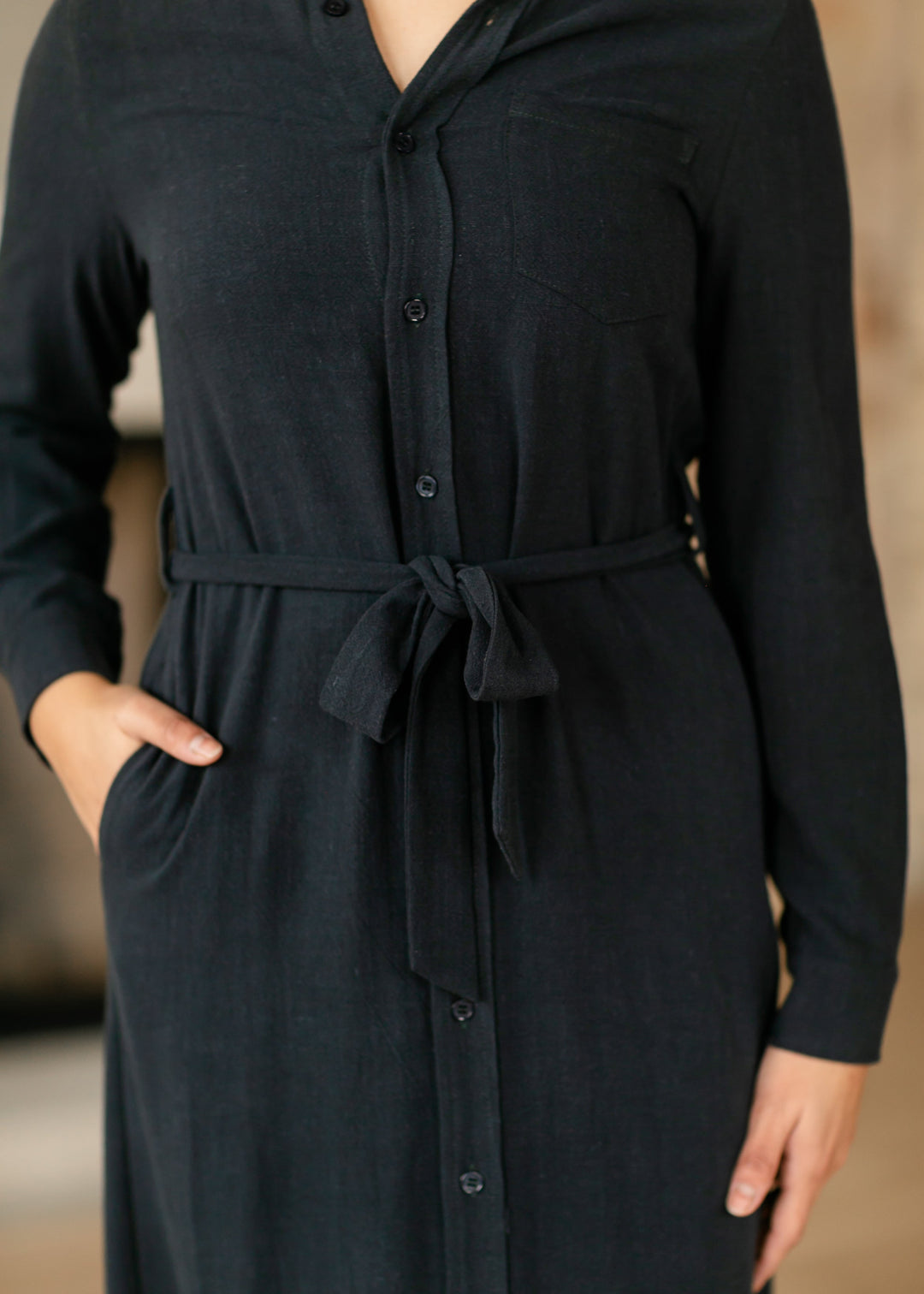 Essential Linen Shirt Dress