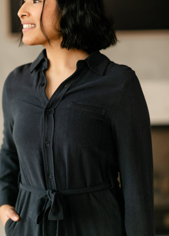 Essential Linen Shirt Dress