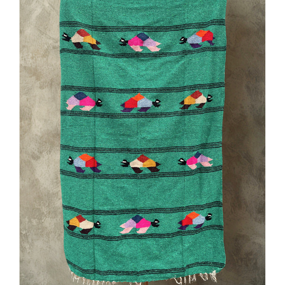 Turtle Lover Blanket - Teal