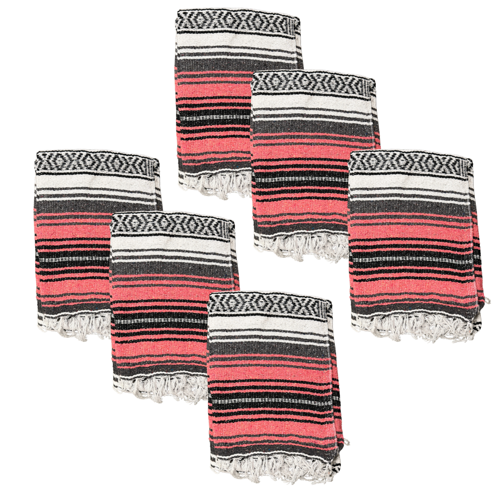 Pink Mexican Falsa Blankets | Bulk Savings