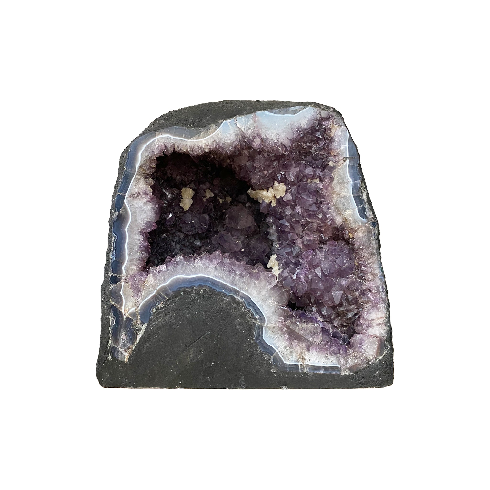 large purple and white amethyst