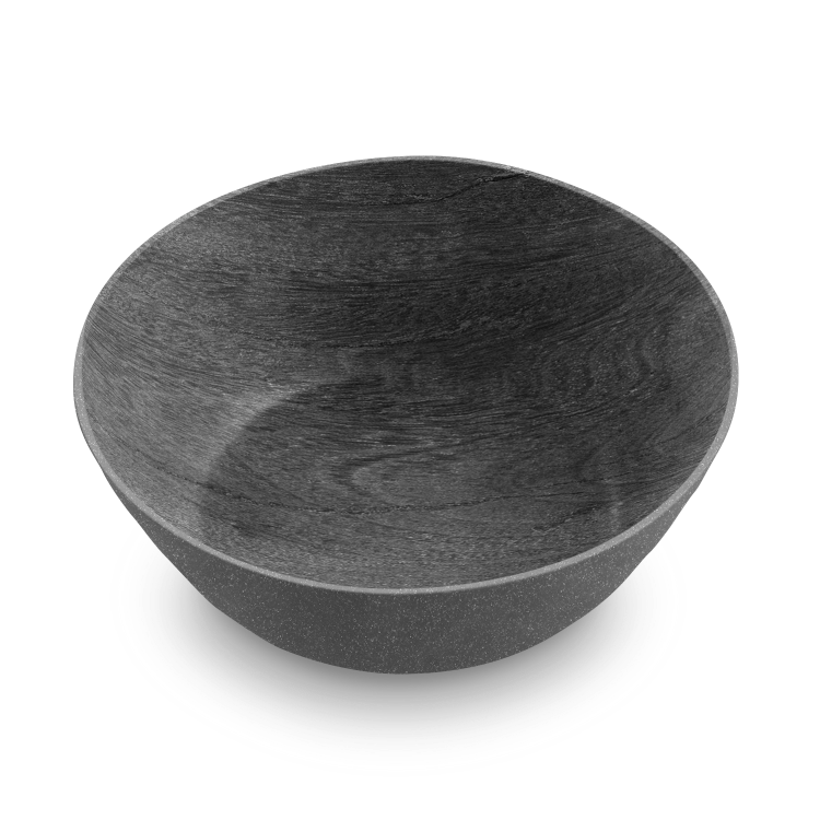 TarHong Blackened Wood Low Bowl in 7.5 inches