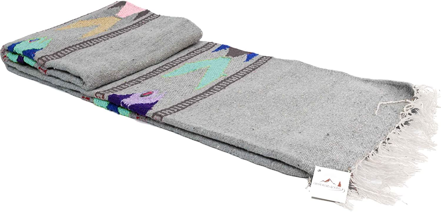 Heather Grey Baja Fish Yoga Blanket