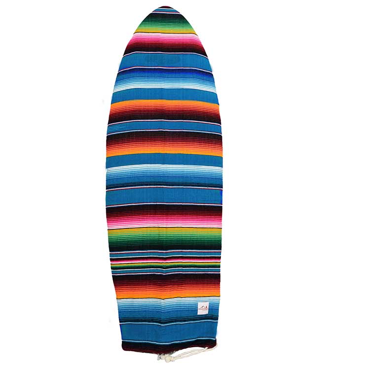 handsewn surfboard bag mexican blanket