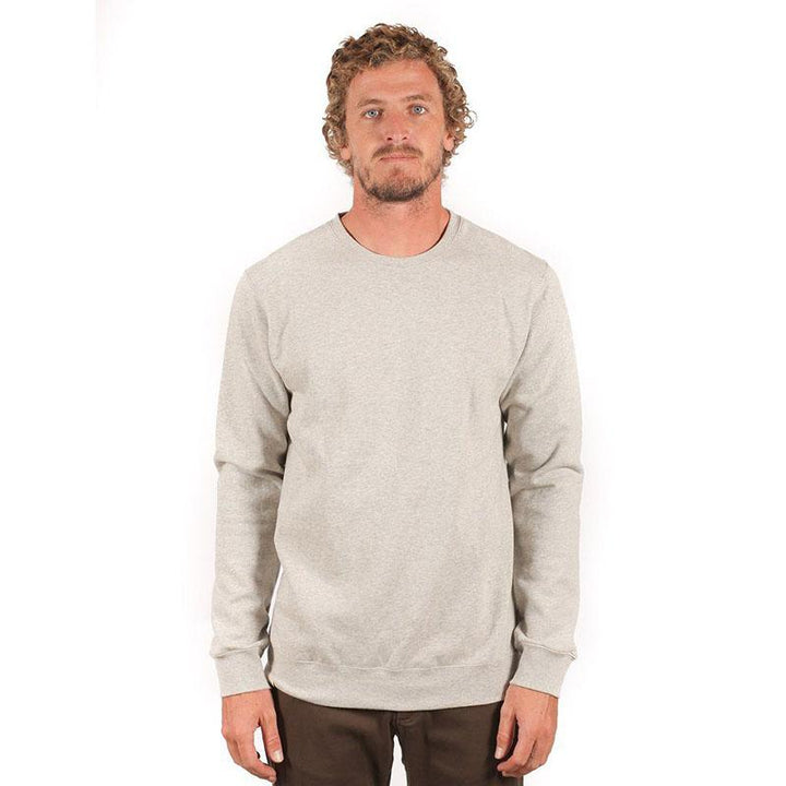 Crewneck Pullover Sweatshirt - Grey Sweatshirts & Hoodies Captain Fin 