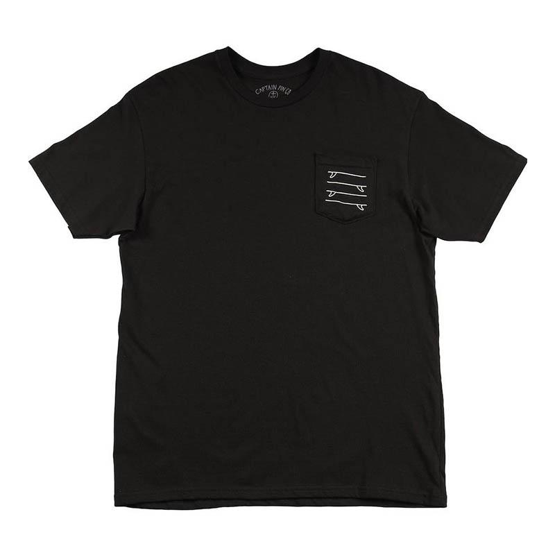 Slant Pocket T-Shirt Captain Fin Graphic T-Shirt