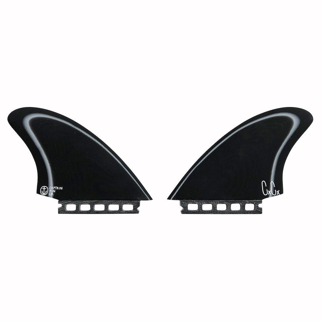 shortboard fins black