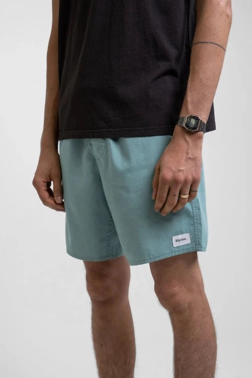 Linen shorts in Eucalyptus for men 