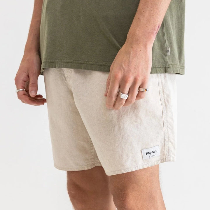 Classic Linen Jam Shorts - Sand