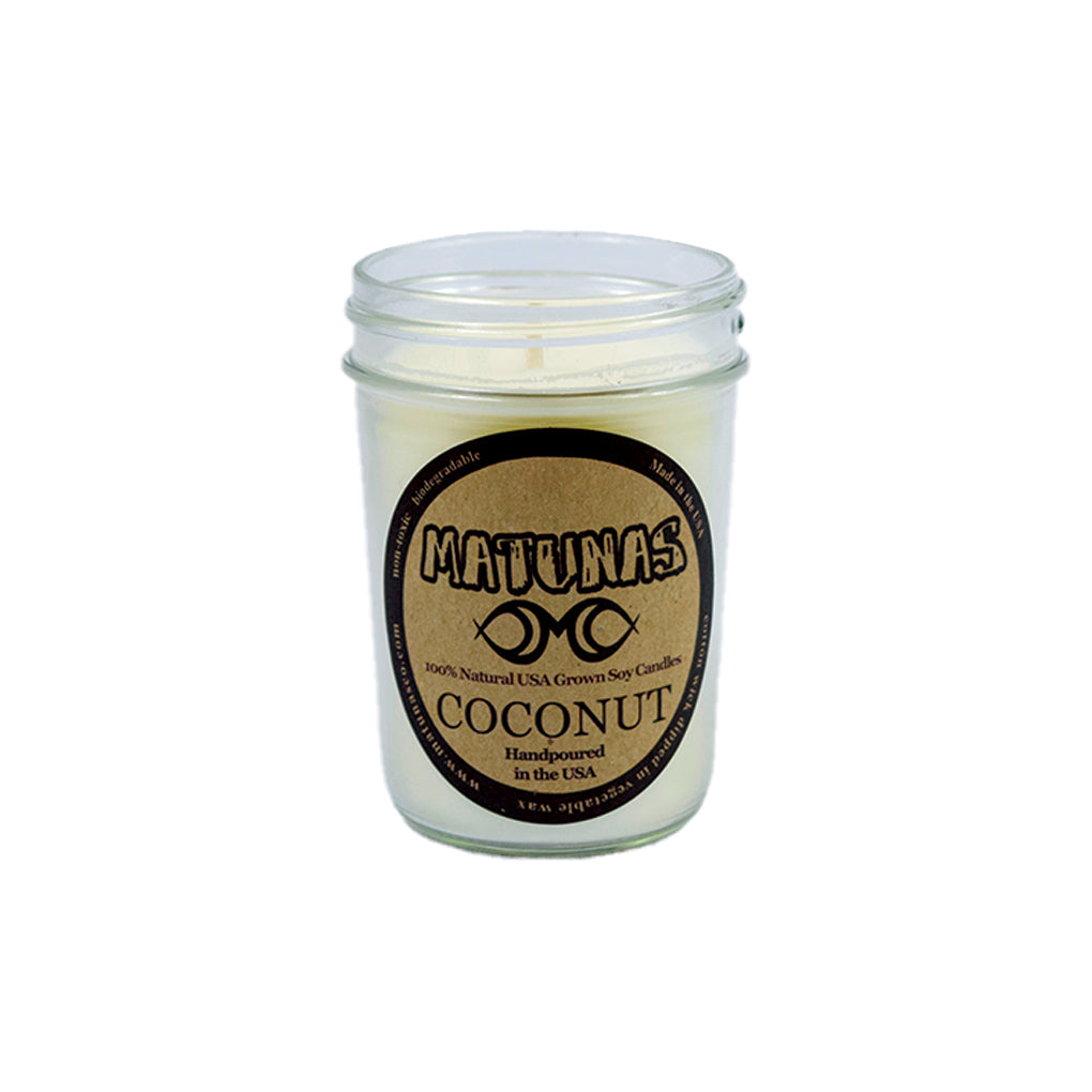 Coconut Soy Candle -  All Natural Mason Jar Candle