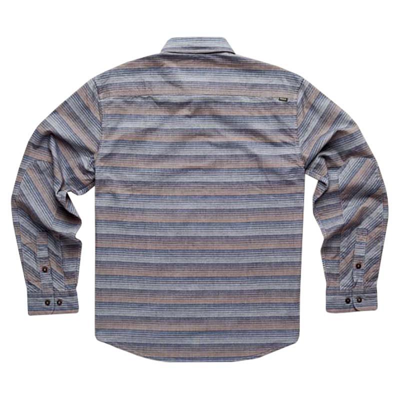 Mens Striped Long Sleeve Button Down