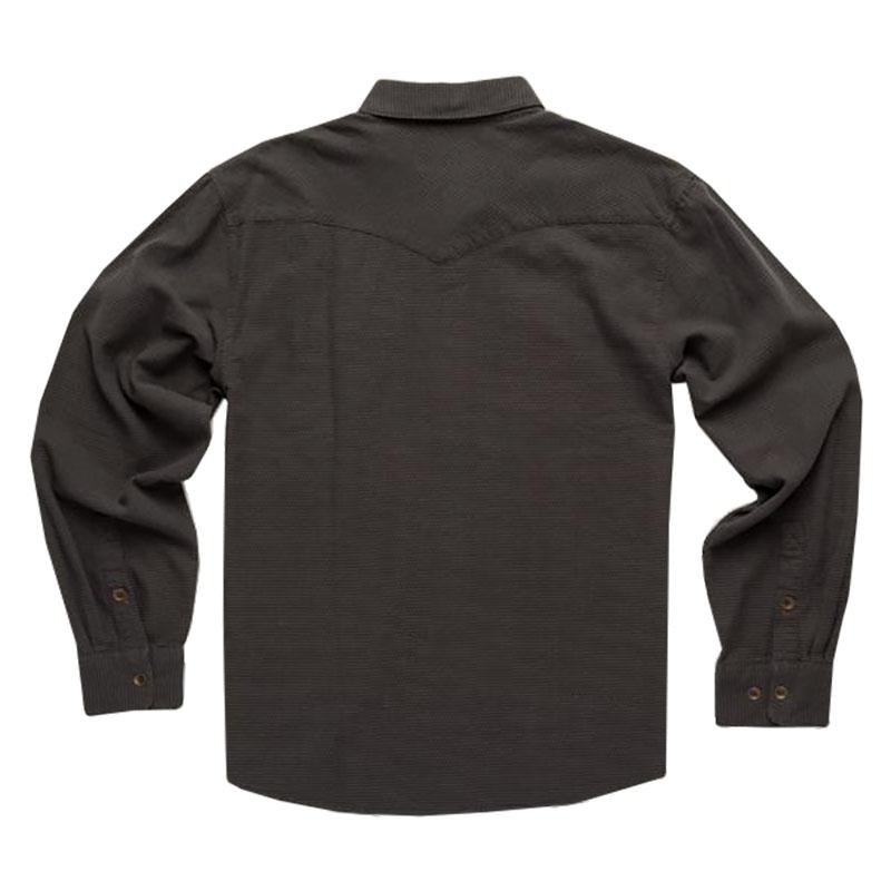Long Sleeve Jacquard Shirt - Black Shirt Howler Bros. 